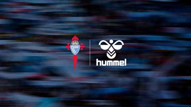 Los logos del Celta y de la marca danesa Hummel