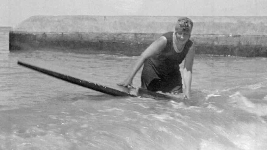 Agatha Christie pionera en el surf