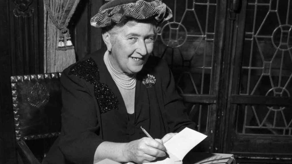 La mundialmente conocida escritora Agatha Christie