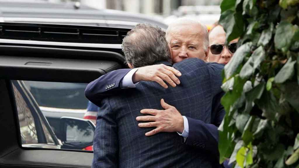 Joe Biden junto a su hijo, Hunter Biden, en una imagen de archivo.