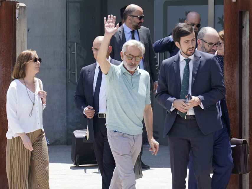 Imanol Arias a la salida del juicio por el que le pedían 27 años de prisión.