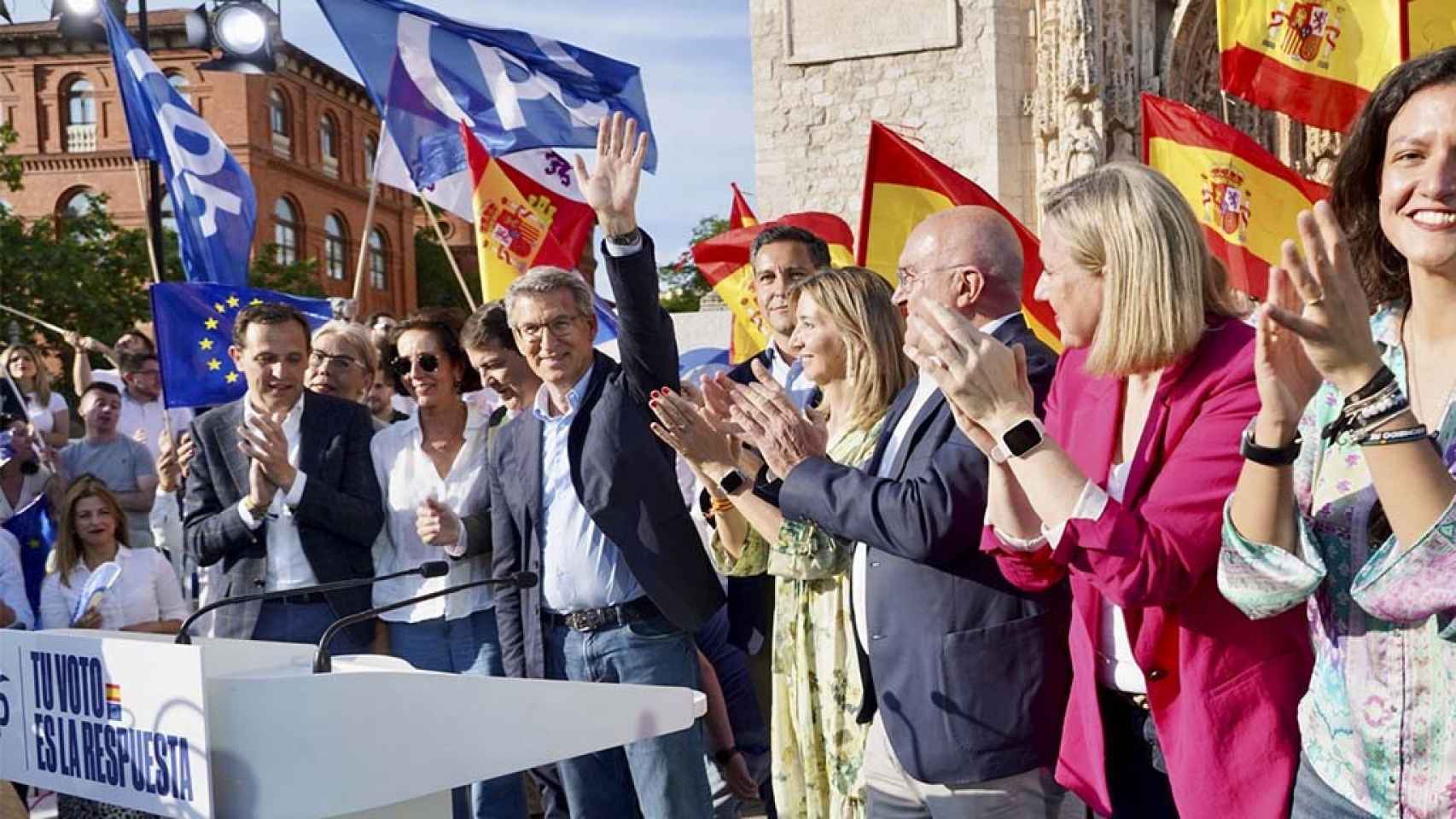 Alberto Núñez Feijóo en Valladolid