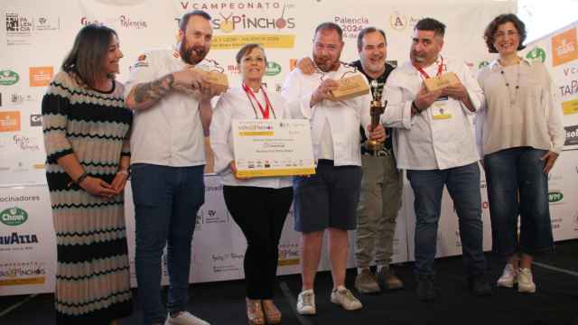 Imagen de los premiados en el V Concurso de Tapas y Pinchos de Castilla y León