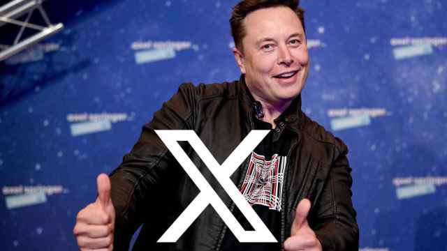 Imagen de archivo de Elon Musk con el icono de X