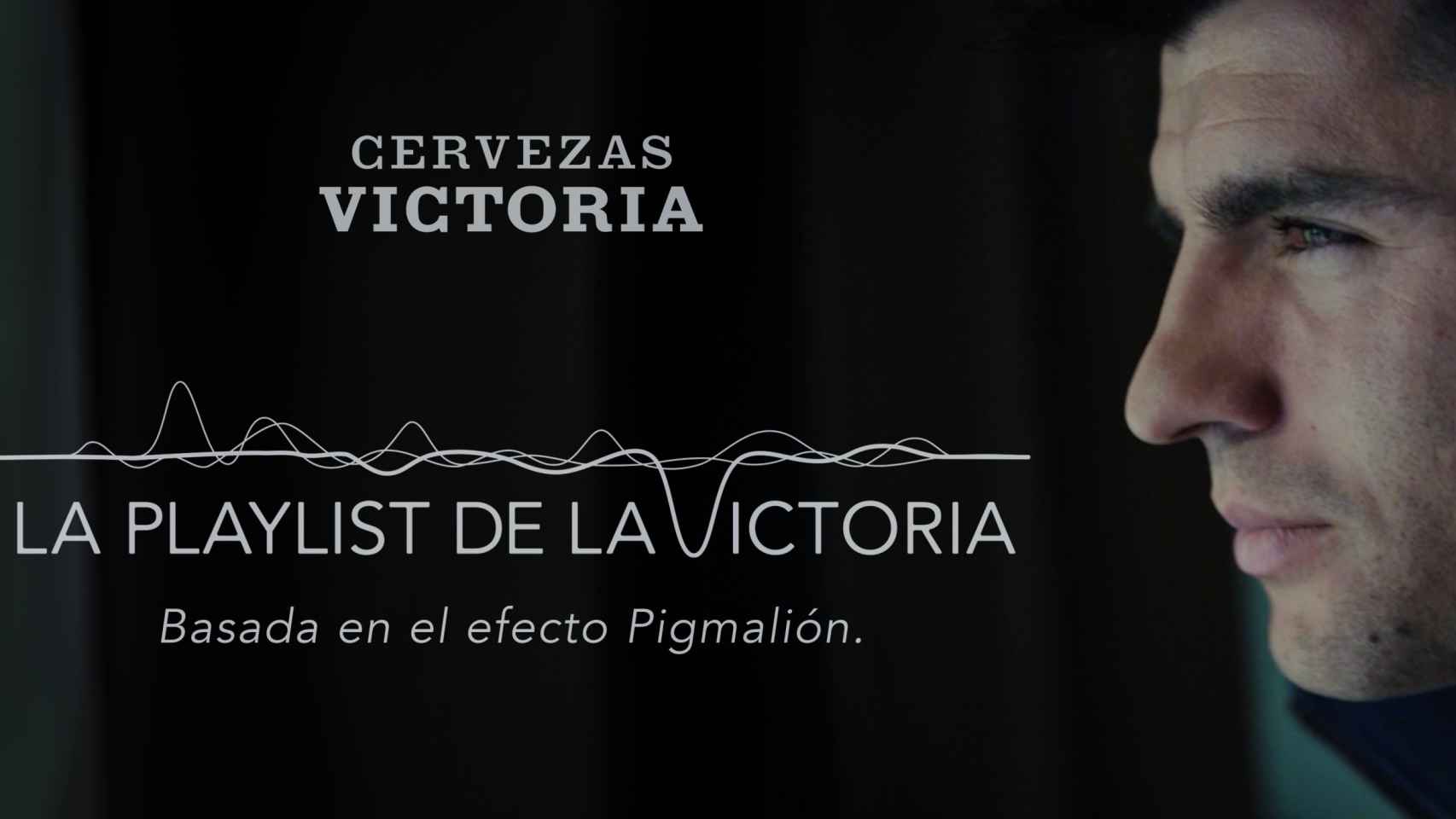 Imagen de la campaña, con Álvaro Morata.