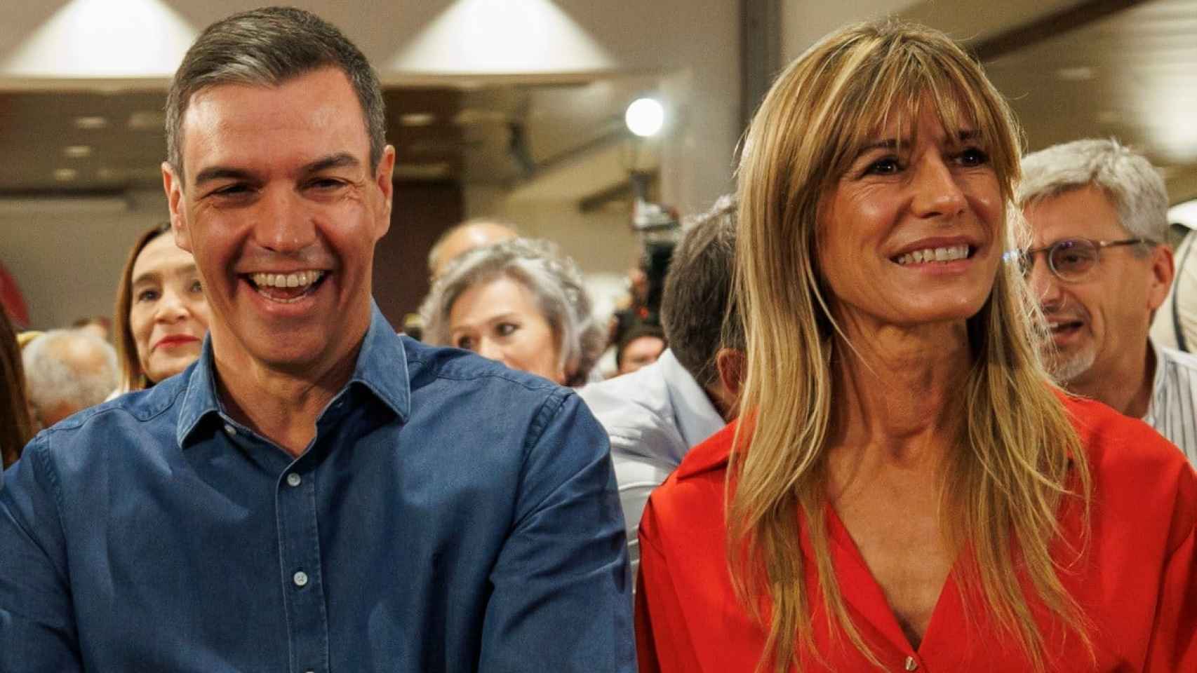 Pedro Sánchez y Begoña Gómez.