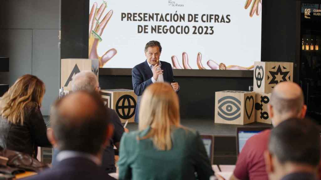 Ignacio Rivera presidente de Hijos de Rivera en la sede de la cervecera.