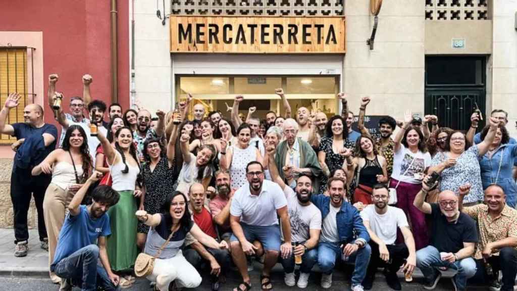 Una de las fiestas de aniversario de Mercaterreta.