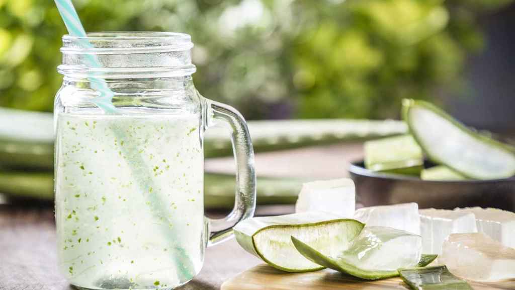 Bebida a base de aloe vera.