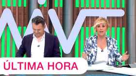 Iñaki López y Cristina Pardo en 'Más Vale Tarde'.