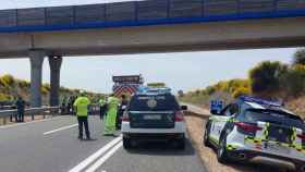 Accidente en la A-66 con Guardia Civil y 112