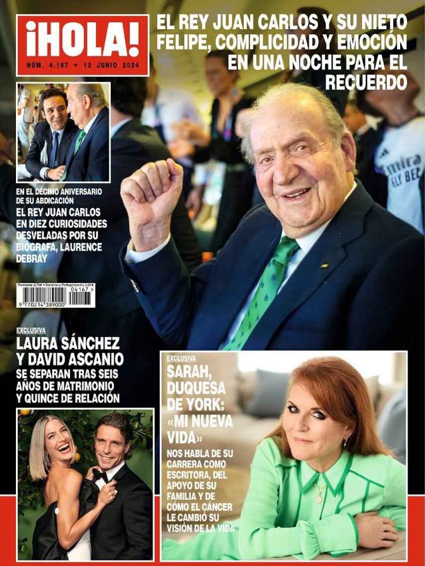 Portada de la revista '¡HOLA!'