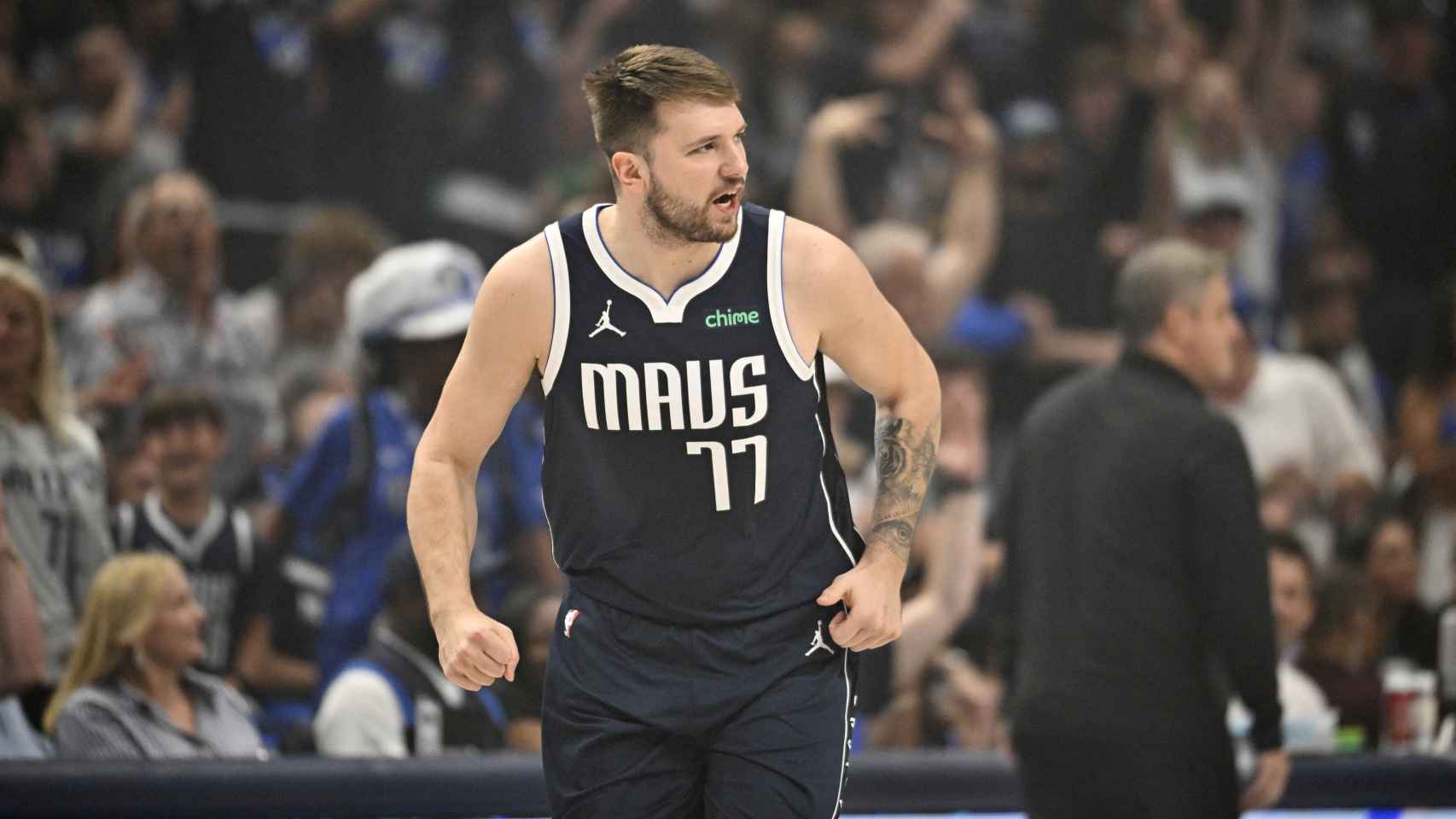 Luka Doncic, durante la final de la Conferencia Oeste ante Minnesota Timberwolves