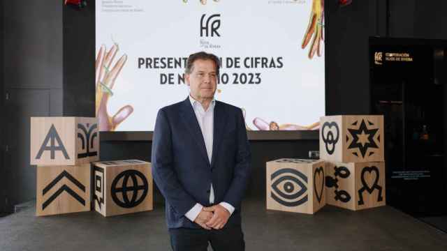 Ignacio Rivera, CEO de Hijos de Rivera, en el Museo de Estrella Galicia durante la presentación de los resultados anuales.