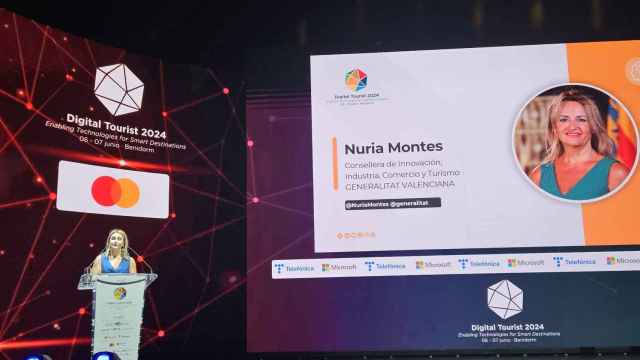 La consellera Nuria Montes en el Digital Tourist 2024.