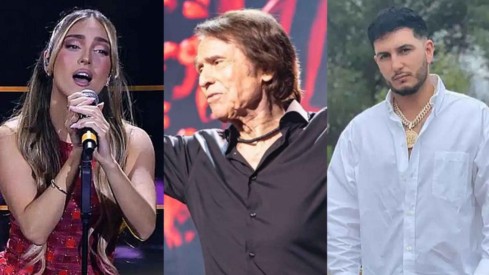 Ana Mena, Raphael y Omar Montes