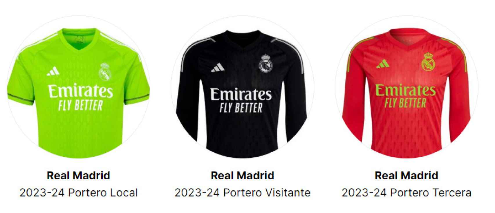 Asi seran las camisetas de los porteros del Real Madrid 2024 25 Courtois y Lunin tienen nuevo traje