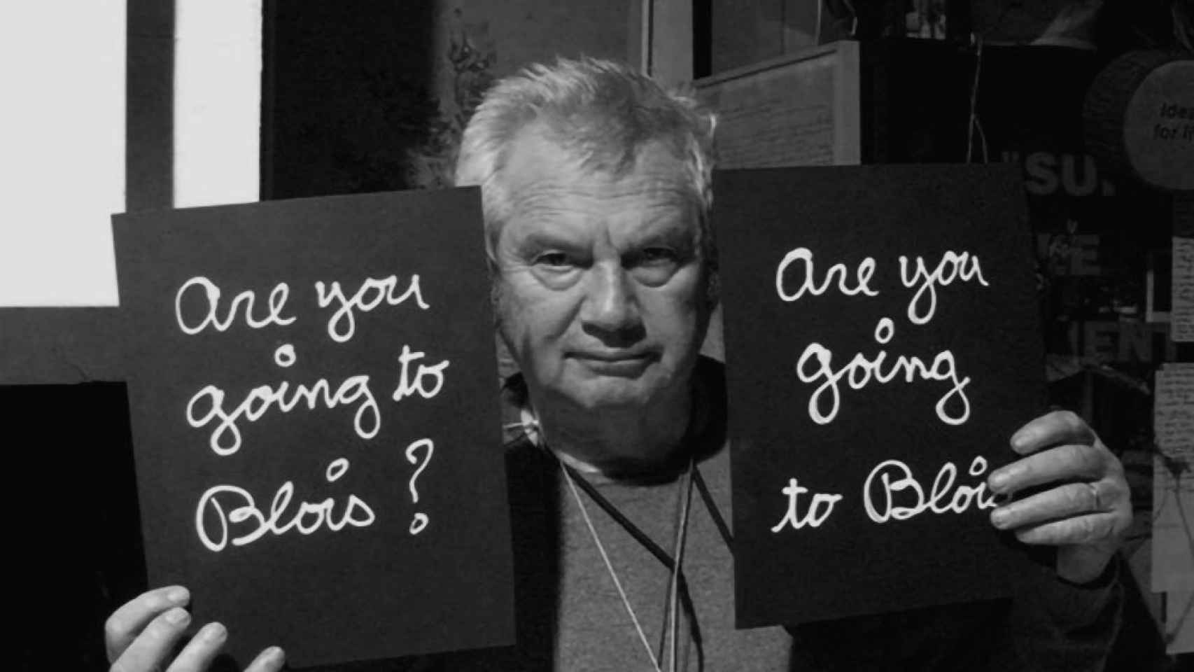 El artista gráfico Ben Vautier. Foto: Galería Guntrian