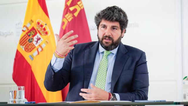El presidente de la Región de Murcia, Fernando López Miras.