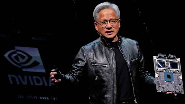 El fundador, presidente y director ejecutivo de Nvidia, Jensen Huang, durante una presentación.