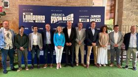 El alcalde de Ferrol, José Manuel Rey Varela, presentó la competición en Santiago, junto con otros eventos que la WSL celebra en Galicia