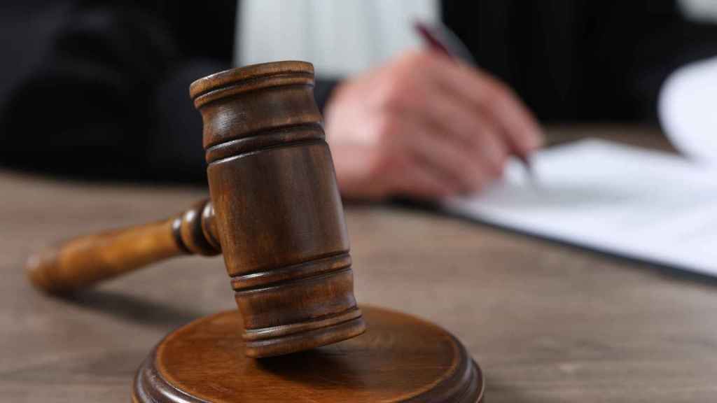 Imagen de un mazo de juez.