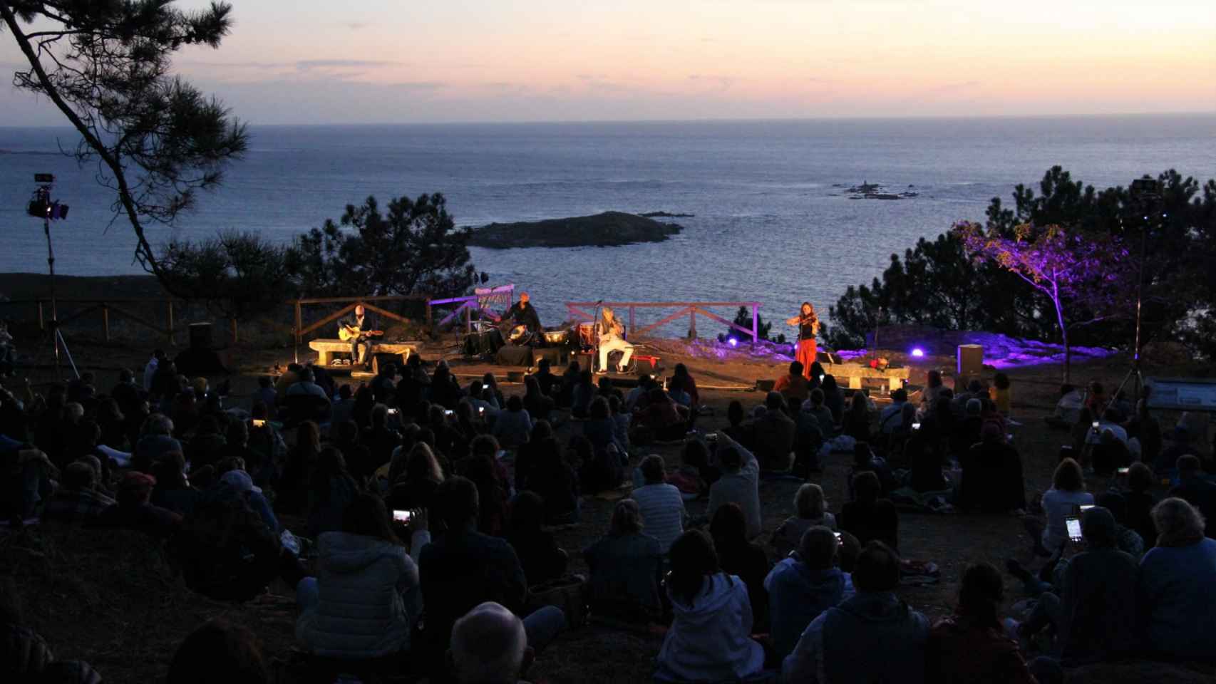 Concierto de Carlos Núñez en Monteferro.