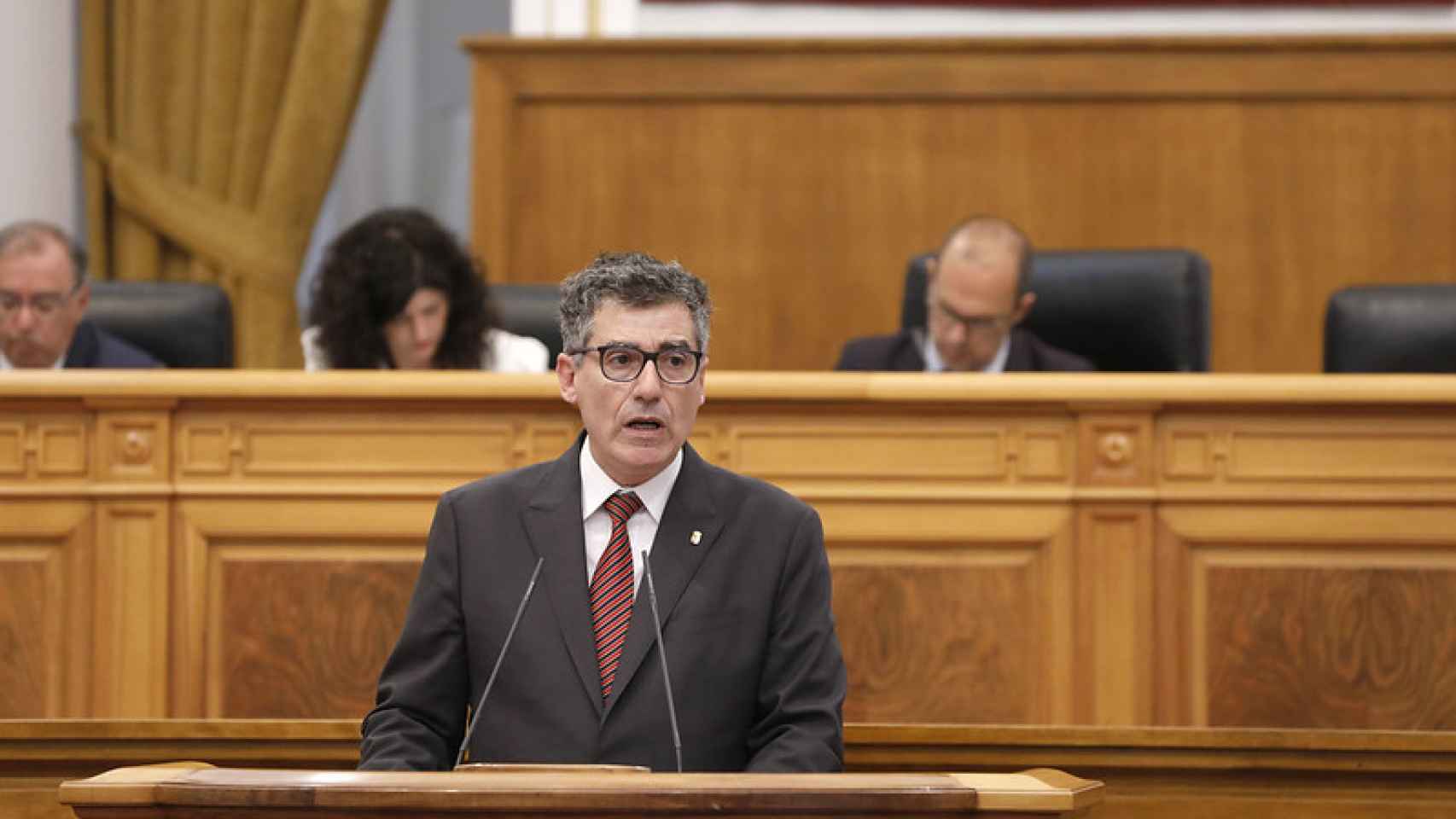 El diputado de Vox Francisco José Cobo en las Cortes de Castilla-La Mancha.