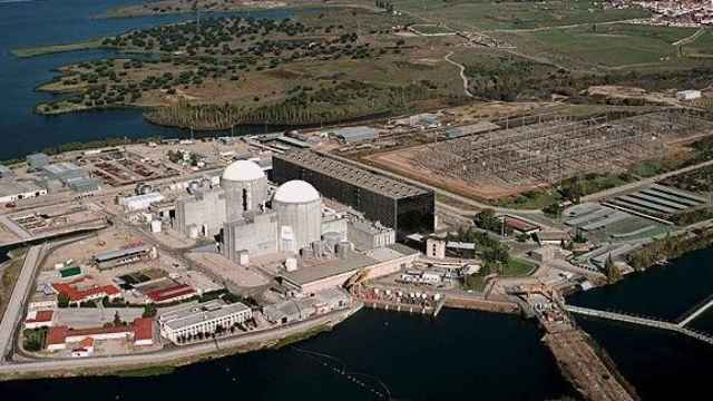 Vista actual de la central nuclear de Almaraz