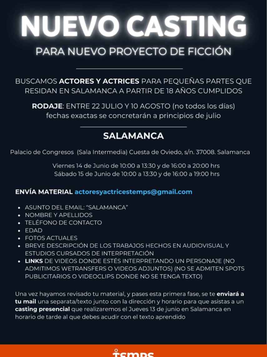 CASTING ACTORES ACTRICES