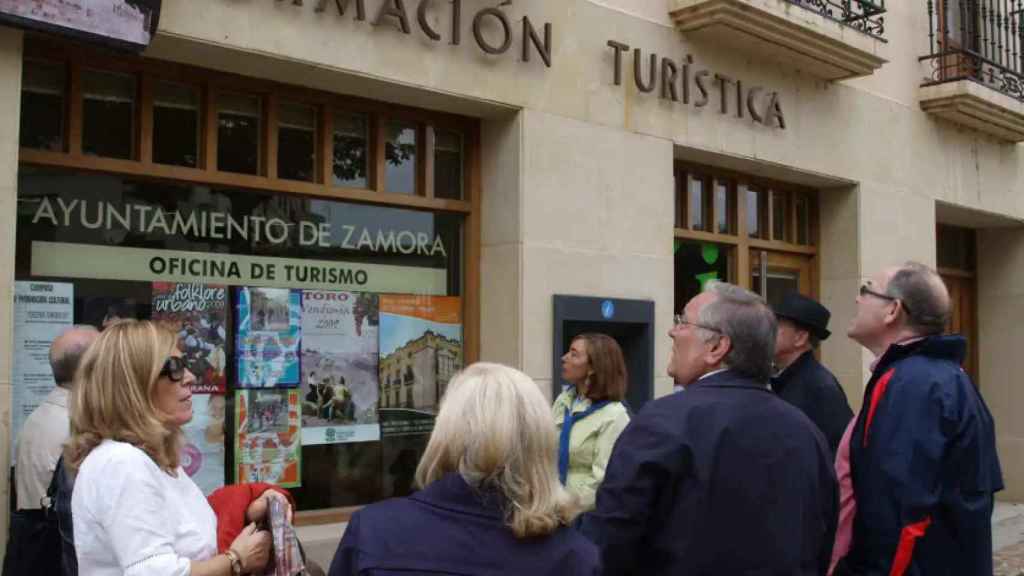 Turistas en Zamora