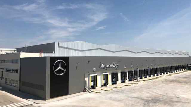 El centro logístico de Mercedes-Benz en Azuqueca de Henares.