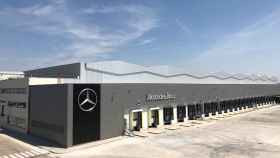 El centro logístico de Mercedes-Benz en Azuqueca de Henares.