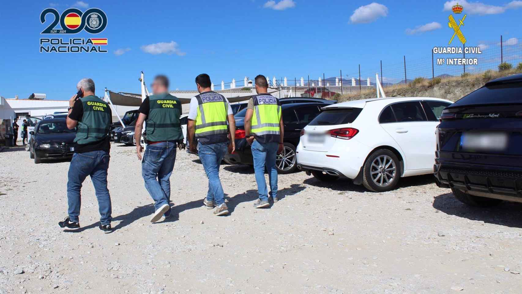 Cae un grupo criminal que robaba y falsificaba vehículos en Málaga para su venta en países europeos