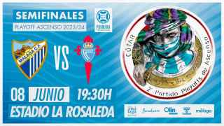 Horario y dónde ver el Málaga CF vs. Celta Fortuna: tv, directo, online, streaming