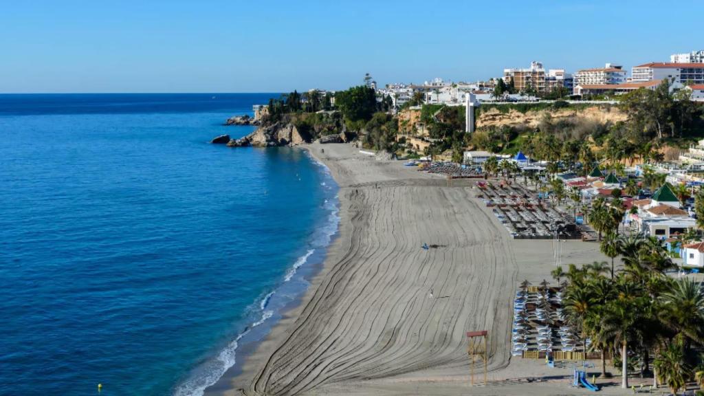 Playa de Burriana, en la Costa del Sol