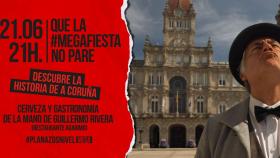 El MEGA saca a la venta entradas para su cena maridaje ‘Descubre la historia de A Coruña’