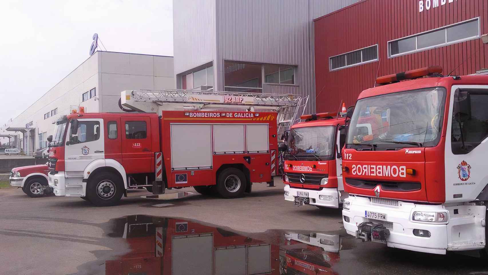 Parque de bomberos de Galicia.