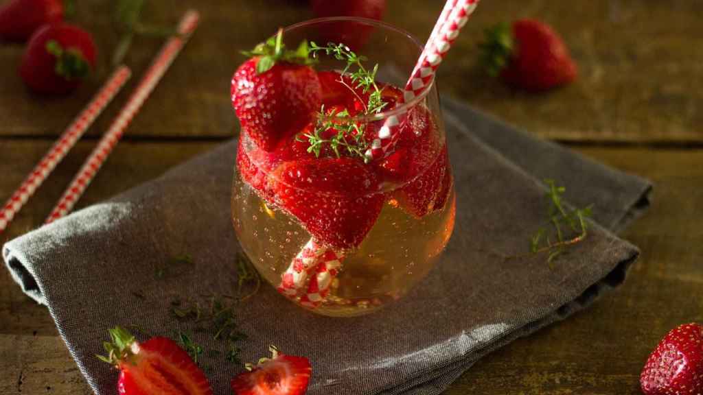 Gin-Tonic con fresas.