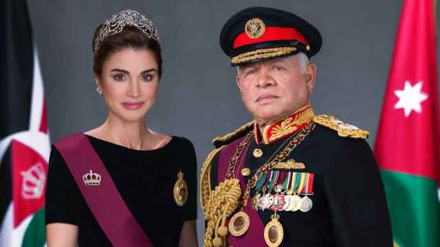 Abdalá II y Rania de Jordania en el retrato oficial de su Jubileo de Plata.