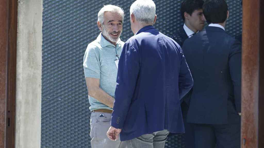 Imanol Arias llegando al juicio en Madrid el pasado 4 de junio.