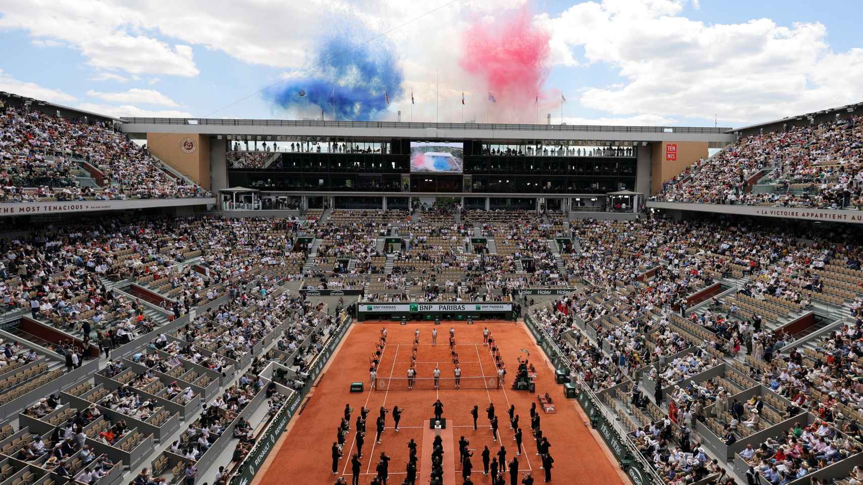 Ceremonia previa a la final de Roland Garros entre Carlos Alcaraz y Alexander Zverev