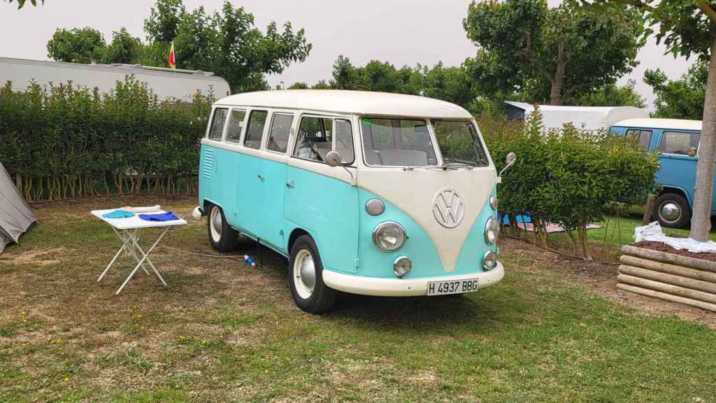 Otro coche histórico que estuvo en la presentación.