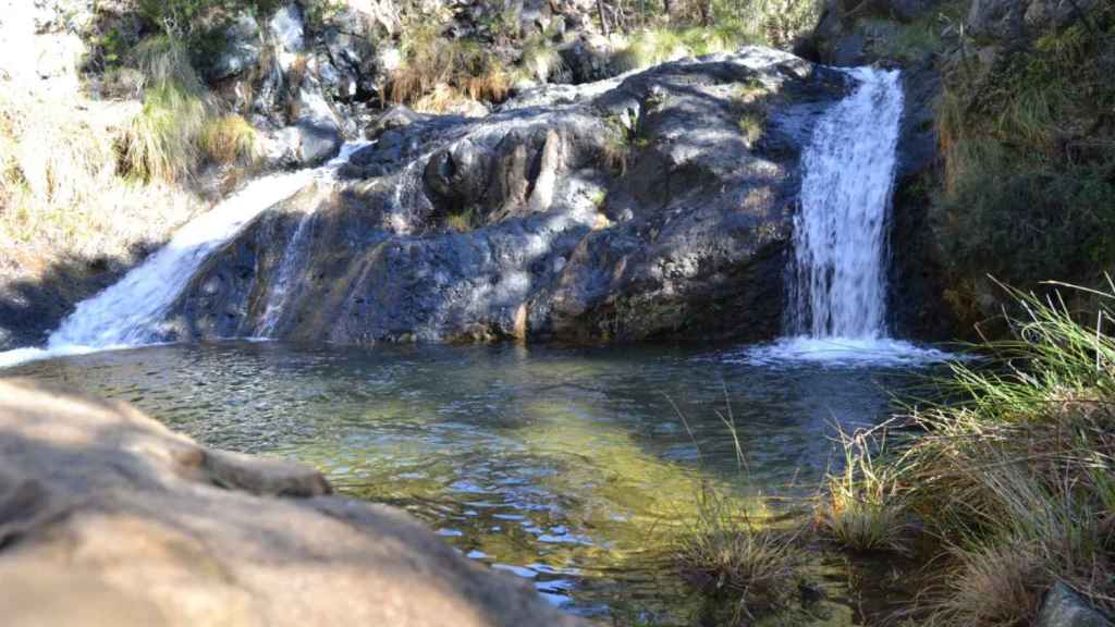 Cascada en la poza del Valle del Genal.