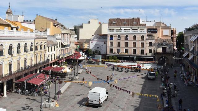 La Plaza Mayor de Ciudad Real.