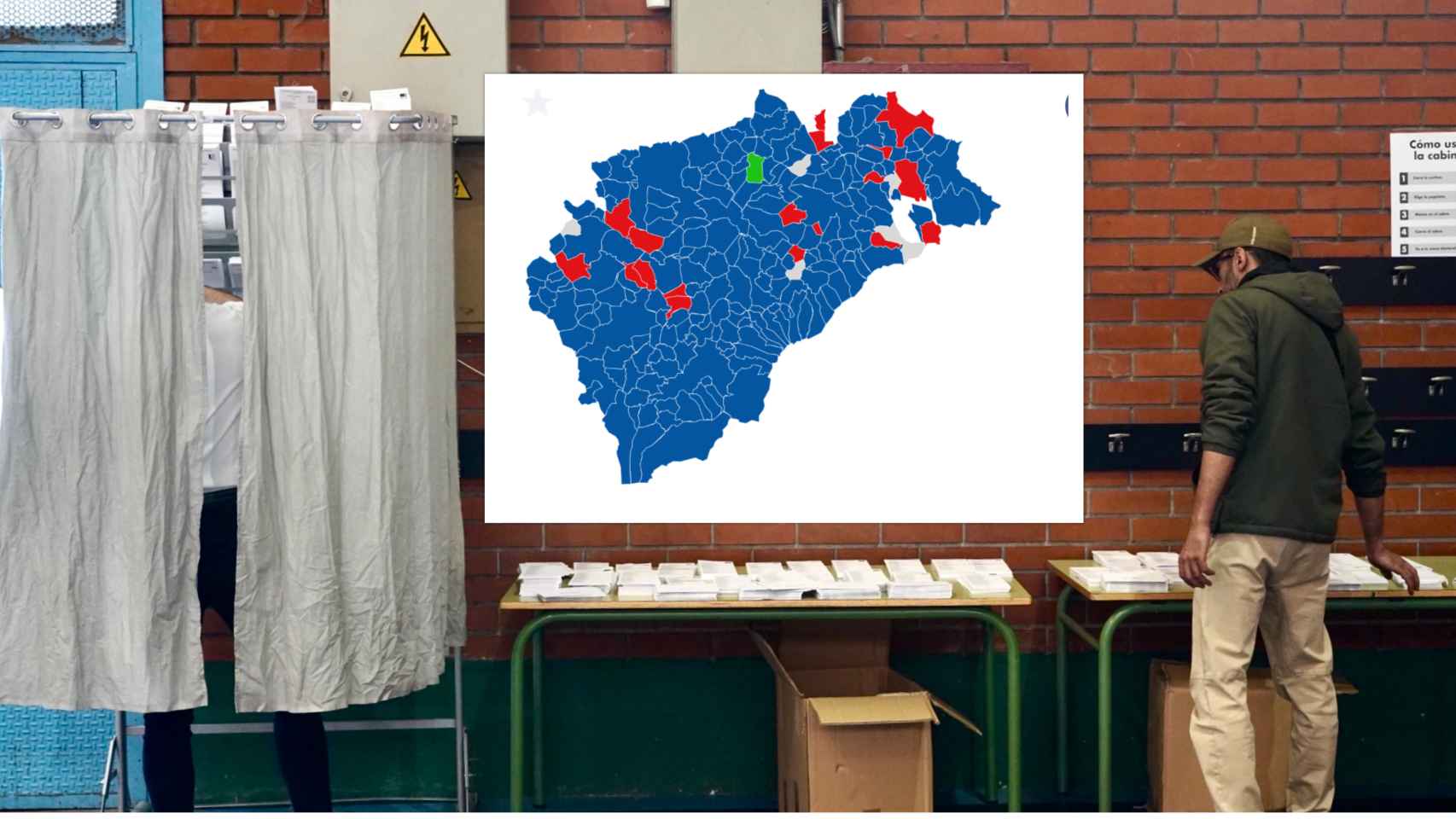 Mapa electoral de la provincia de Segovia