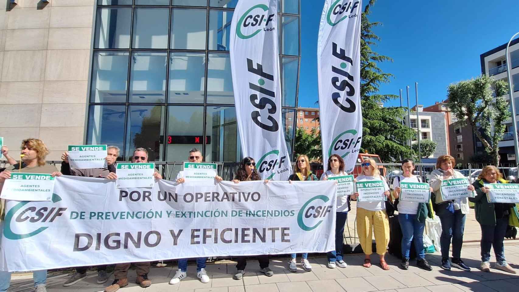 Imagen de la concentración de CSIF