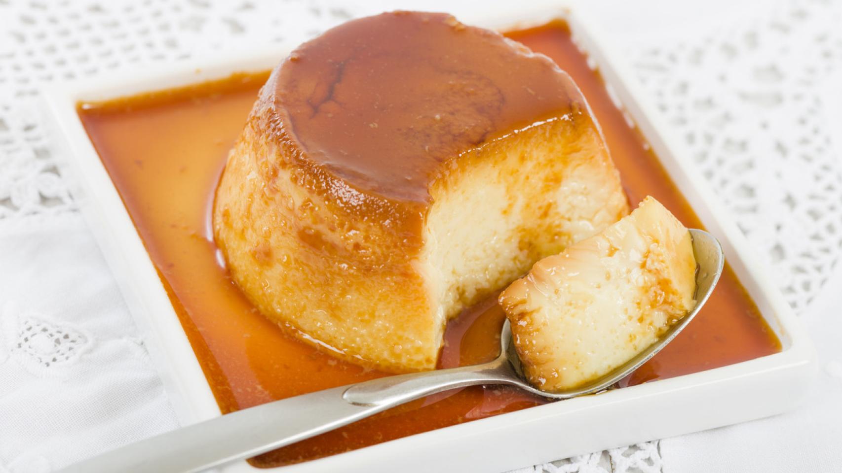 Flan de maíz.