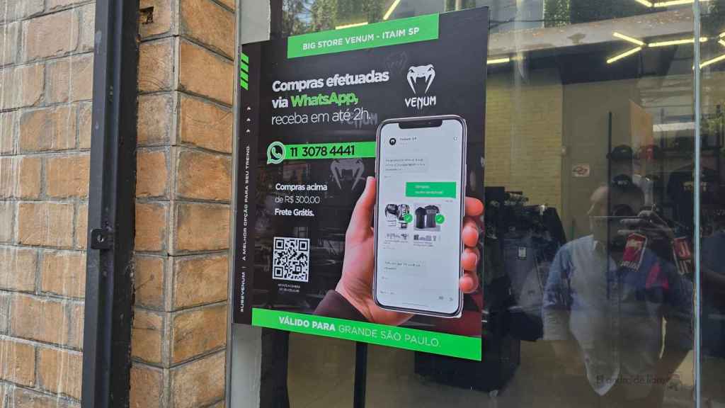 Publicidad del catálogo en WhatsApp de una tienda