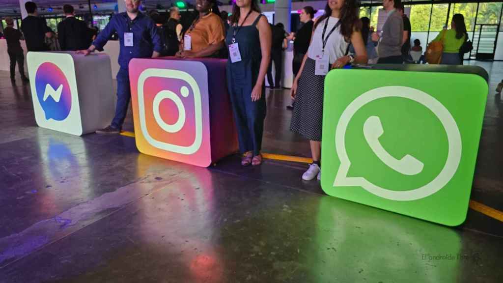Iconos de Messenger, Instagram y WhatsApp
